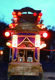 天王祭りの提灯車